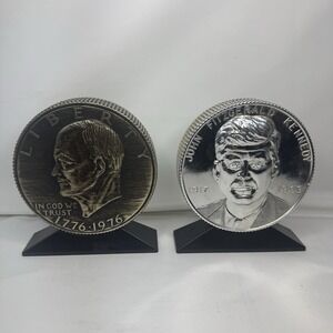Vintage Presidential‎ Astro Coin Still Piggy Bank Half Dollar Bicentennial Lot 2